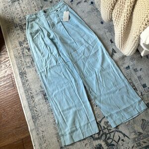 Light blue wide leg pants size 4R NWT - A New Day